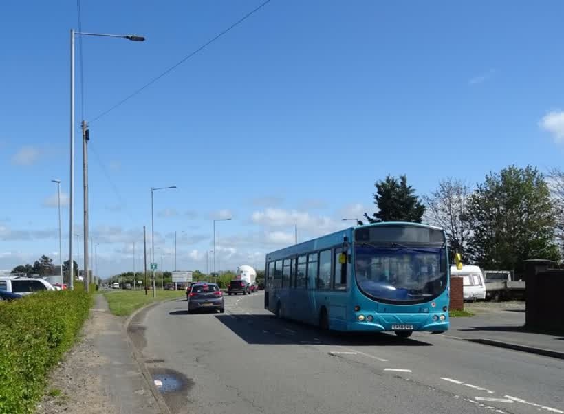 Arriva Wales bus on Chester Road (A5104), close to the Aldi on Chester Road, Chester