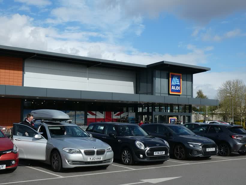 Aldi Supermarket, by New Chester Road, close to the Aldi on Port Causeway, Bromborough