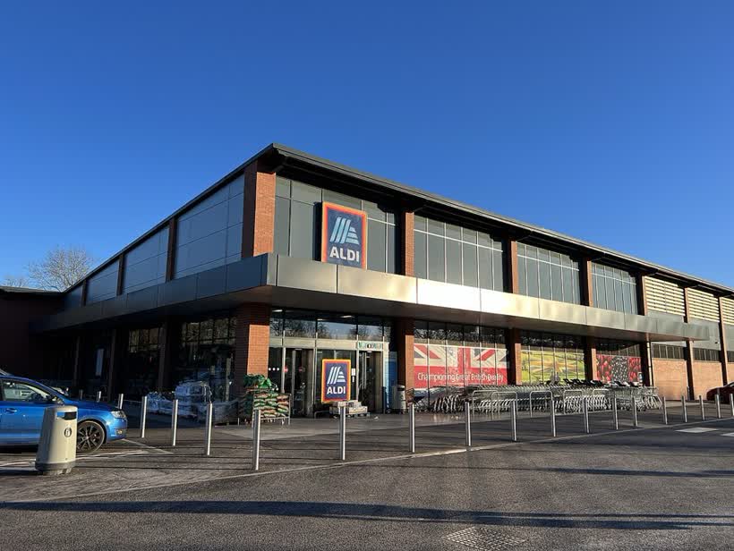 Aldi, University Way, Crewe, close to the Aldi on University Way, Crewe