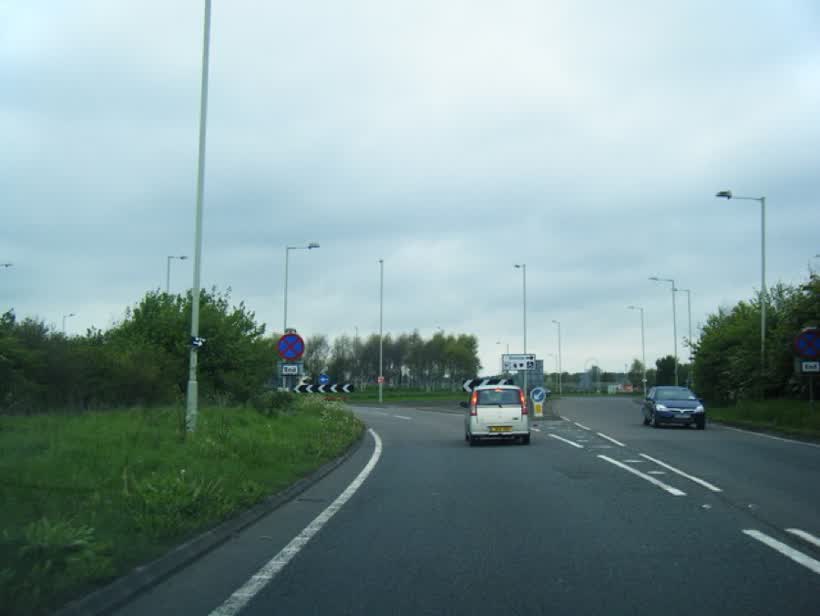 A49 at Battlefield Roundabout, close to the Aldi on Battlefield Road, Shrewsbury
