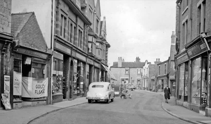 Clowne, Mill Street 1957, close to the Aldi on Mill Green Way, Chesterfield
