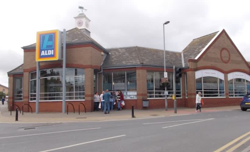 Aldi - Queen Street, Withernsea, East Riding of Yorkshire, England., close to the Aldi on Queen Street, Withernsea