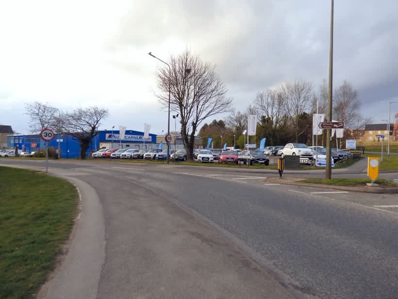 Great Gutter Lane East, Willerby, East Riding of Yorkshire, England., close to the Aldi on Great Gutter Lane East, Hull