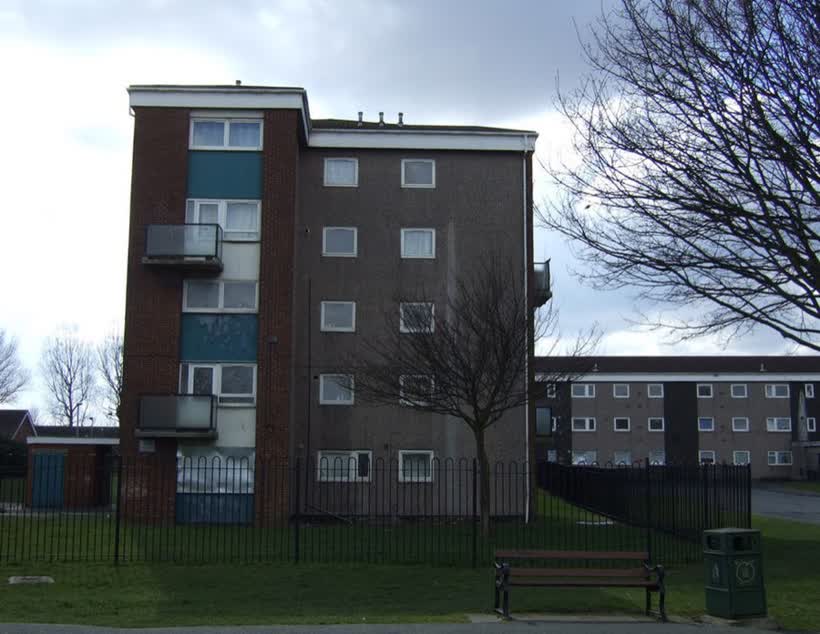 Block of flats off Washdyke Lane, close to the Aldi on Washdyke Lane, Immingham