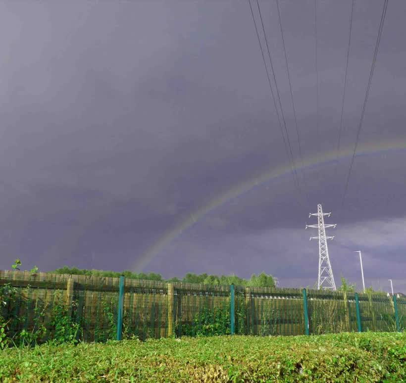 After the storm from Aldi's car park, close to the Aldi on Colliery Avenue, Rotherham