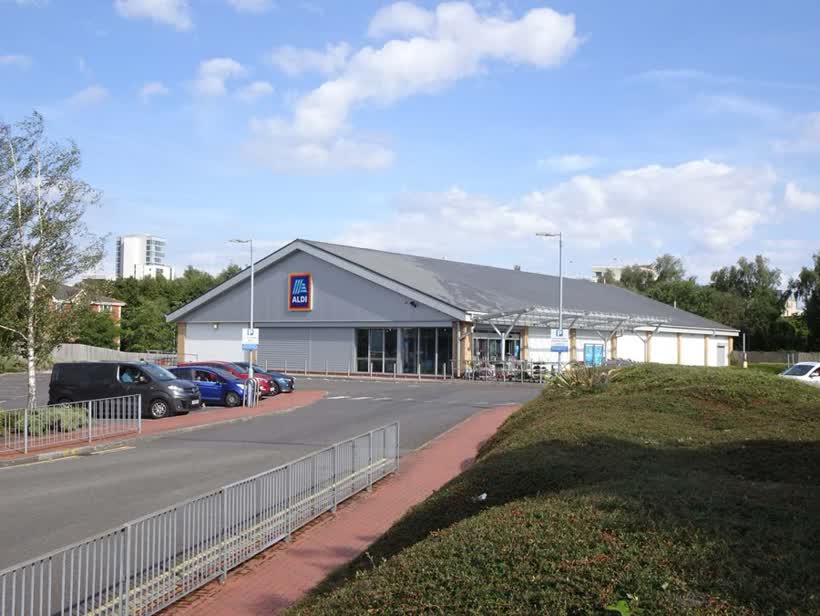Aldi, Ferry Road, Grangetown, Cardiff, close to the Aldi on Ferry Road, Cardiff