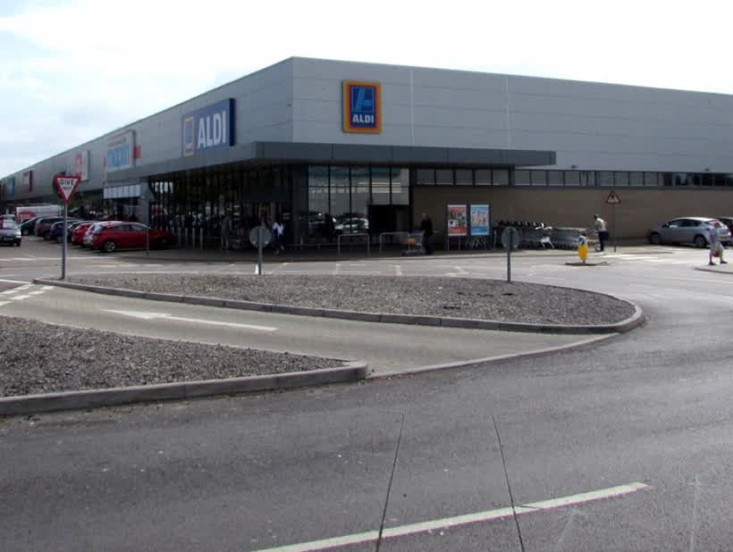 Newport Road Aldi, Cardiff, close to the Aldi on Newport Road, Cardiff
