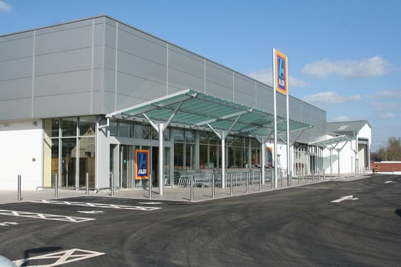 Cullompton: new Aldi store, close to the Aldi on Brook Road, Cullompton