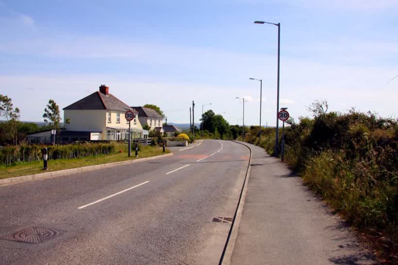 West Hill to Wadebridge, close to the Aldi on West Hill, Wadebridge