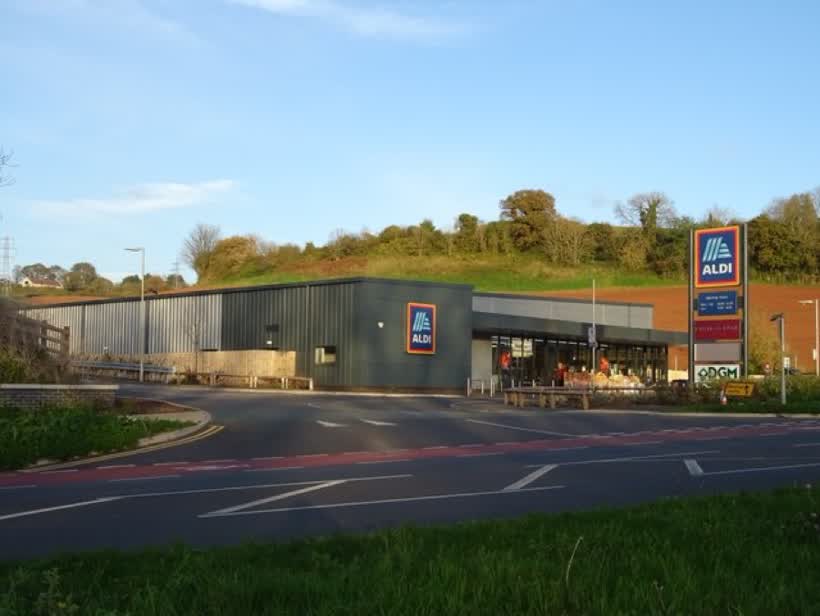 Aldi supermarket on Torquay Road, close to the Aldi on Torquay Road, Torquay