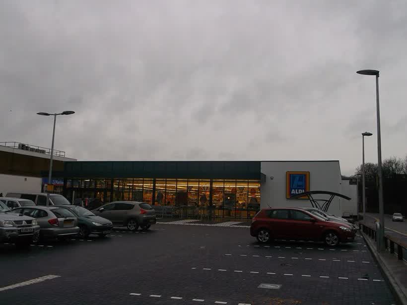 Aldi, Strood, close to the Aldi on Friary Place, Rochester
