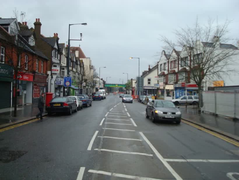 Brighton Road, Coulsdon, close to the Aldi on Brighton Road, Coulsdon