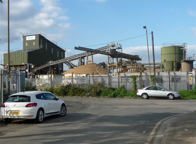 Works, Willoughby Way, close to the Aldi on Brocklebank Road, London