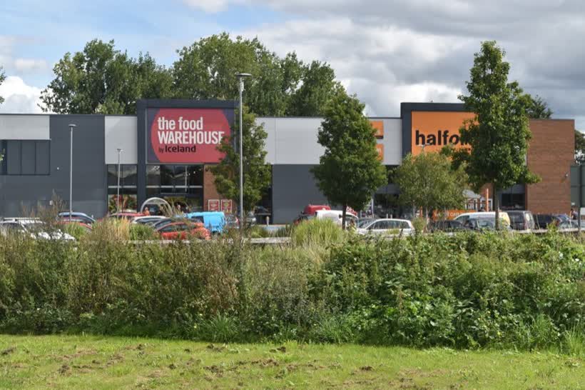 Barnfield Retail Park, close to the Aldi on Barnfield Drive, Chichester