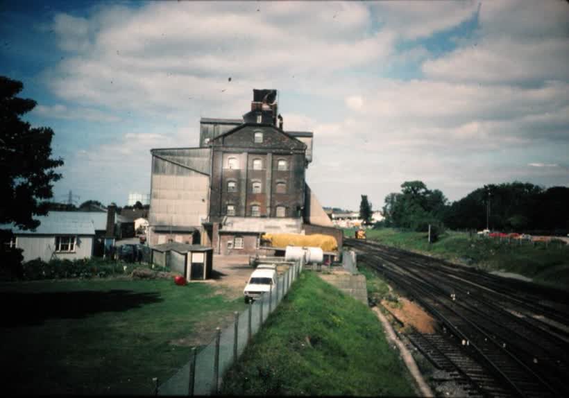 Victoria Mills, Ashford, Kent. View from side., close to the Aldi on Victoria Road, Ashford
