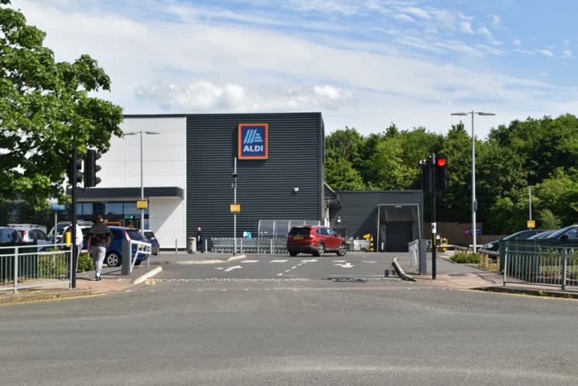 Aldi, Kidbrooke, close to the Aldi on Kidbrooke Park Road, London