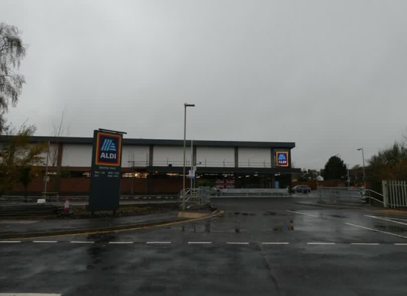 New Aldi approaching the final countdown, close to the Aldi on Frenchman's Road, Petersfield