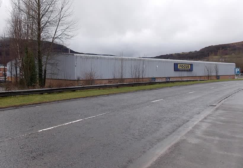 Former Focus in Aberaman Industrial Estate, close to the Aldi on Aberaman Park Industrial Estat, Aberdare