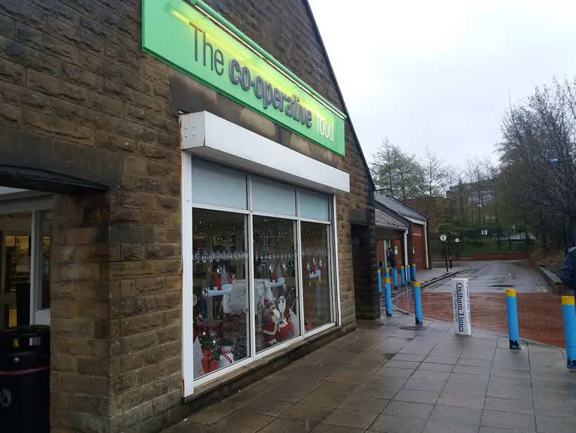 Co-op in Lees, close to the Aldi on Athens Way, Oldham