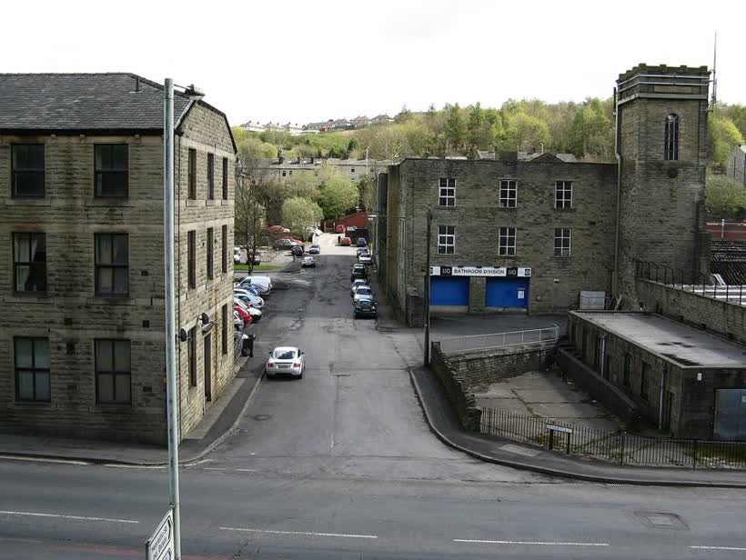 Bacup: Henrietta Street, close to the Aldi on Henrietta Street, Bacup Lancashire