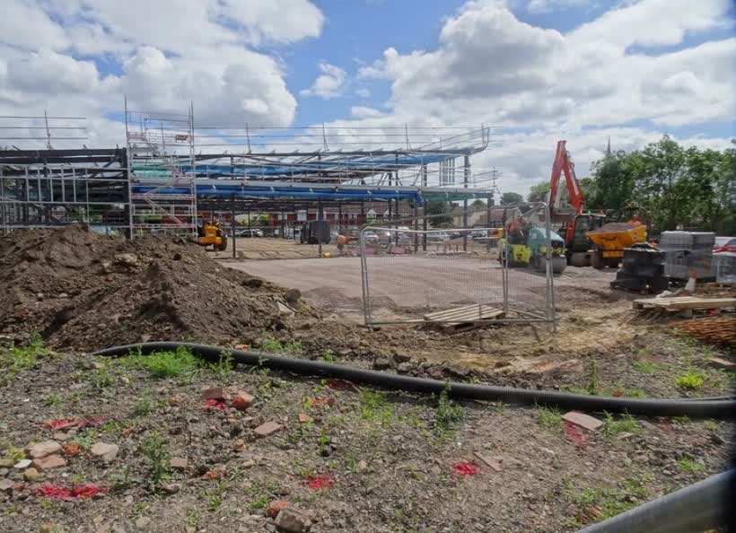 Aldi Frame, close to the Aldi on Bilston Street, Sedgley