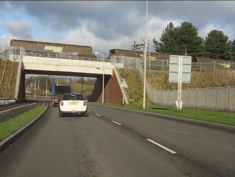 Leaving the power station, close to the Aldi on Power Station Road, Staffordshire